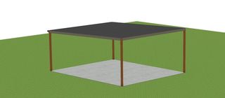 Carport under 40sqm Option 1